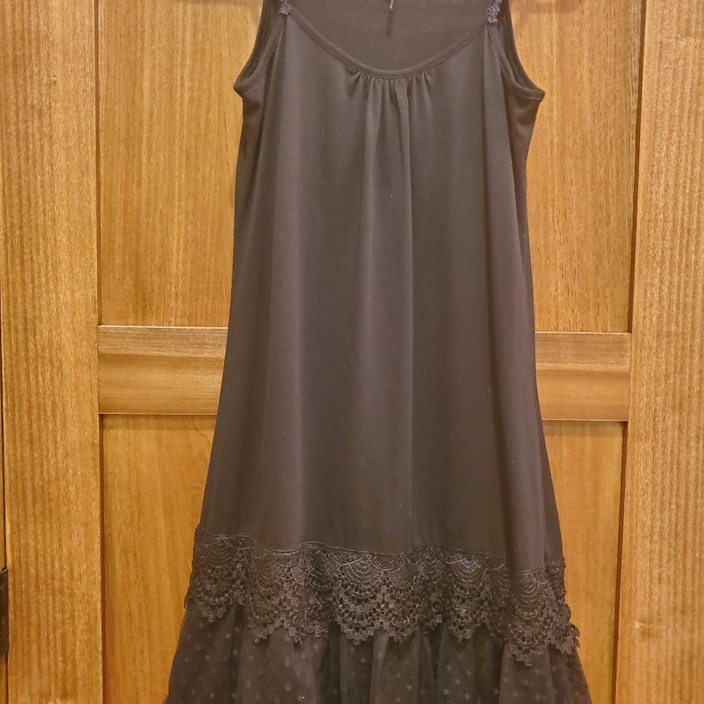 RYU Slip Dress with Lace bottom